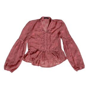 Sheer Star Fitted blouse 